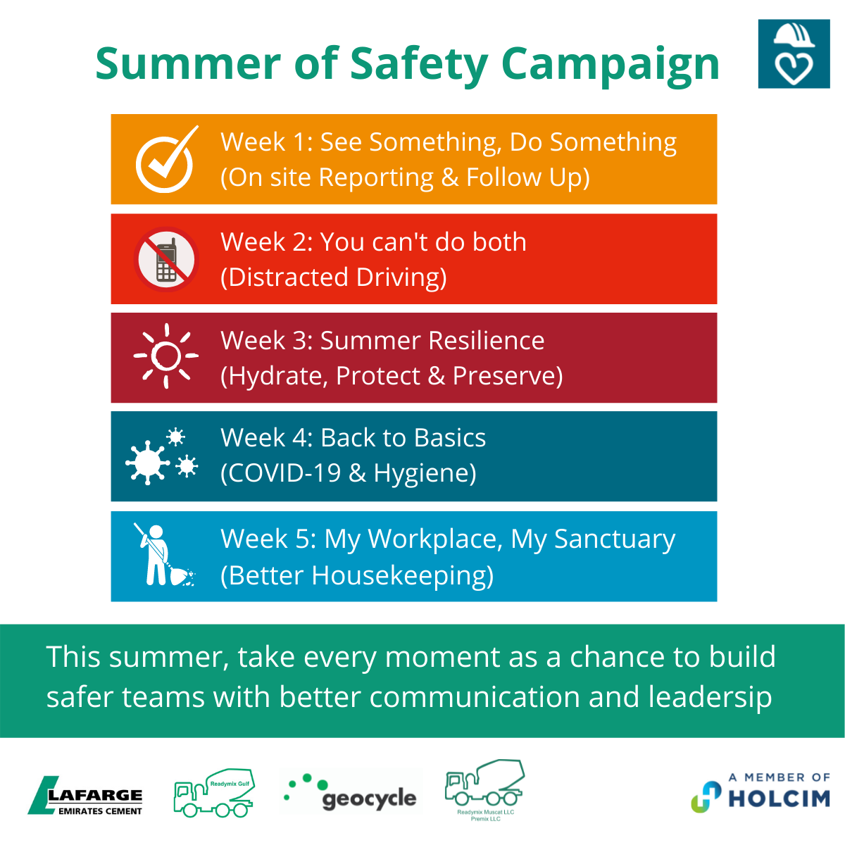 summer of safety 2021 poster